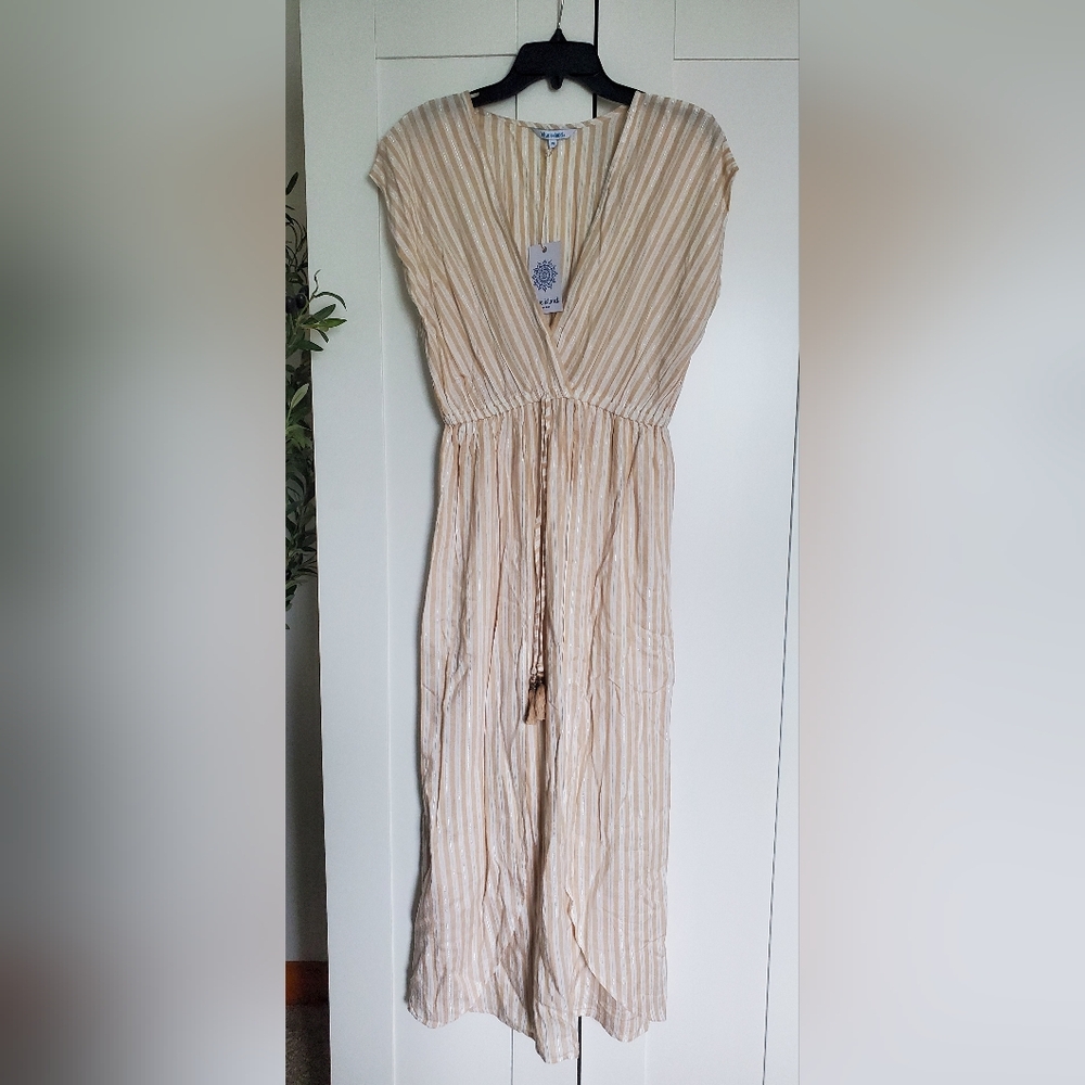 Beach CoverUp Dress | Blue Island | Medium NWT